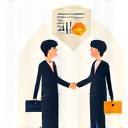 Icon representing business communication