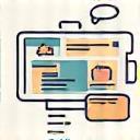 Icon representing interactive learning methods